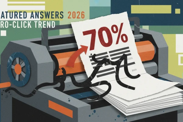 Featured Answers: 70% Zero-Click Trend in 2026