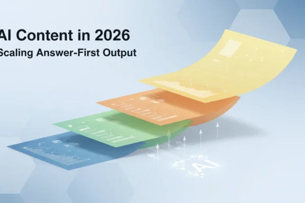 AI Content in 2026: Scaling Answer-First Output