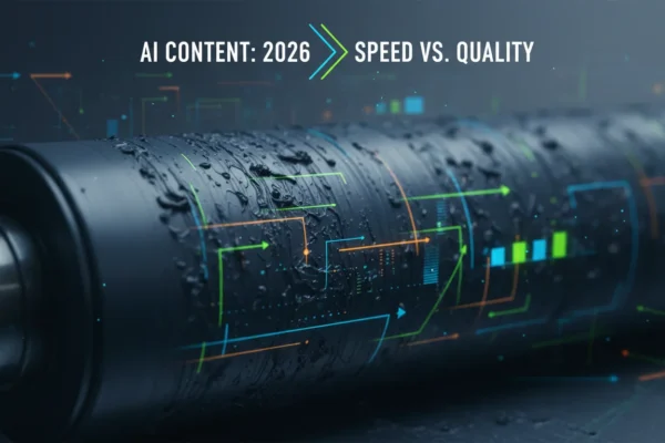 AI Content: 2026 Speed vs. Quality Challenge