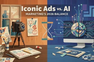 Iconic Ads vs. AI: Marketing’s 2026 Balance