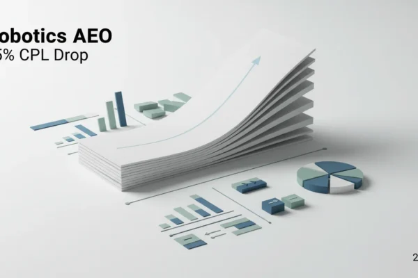 Robotics AEO: 35% CPL Drop in 2026